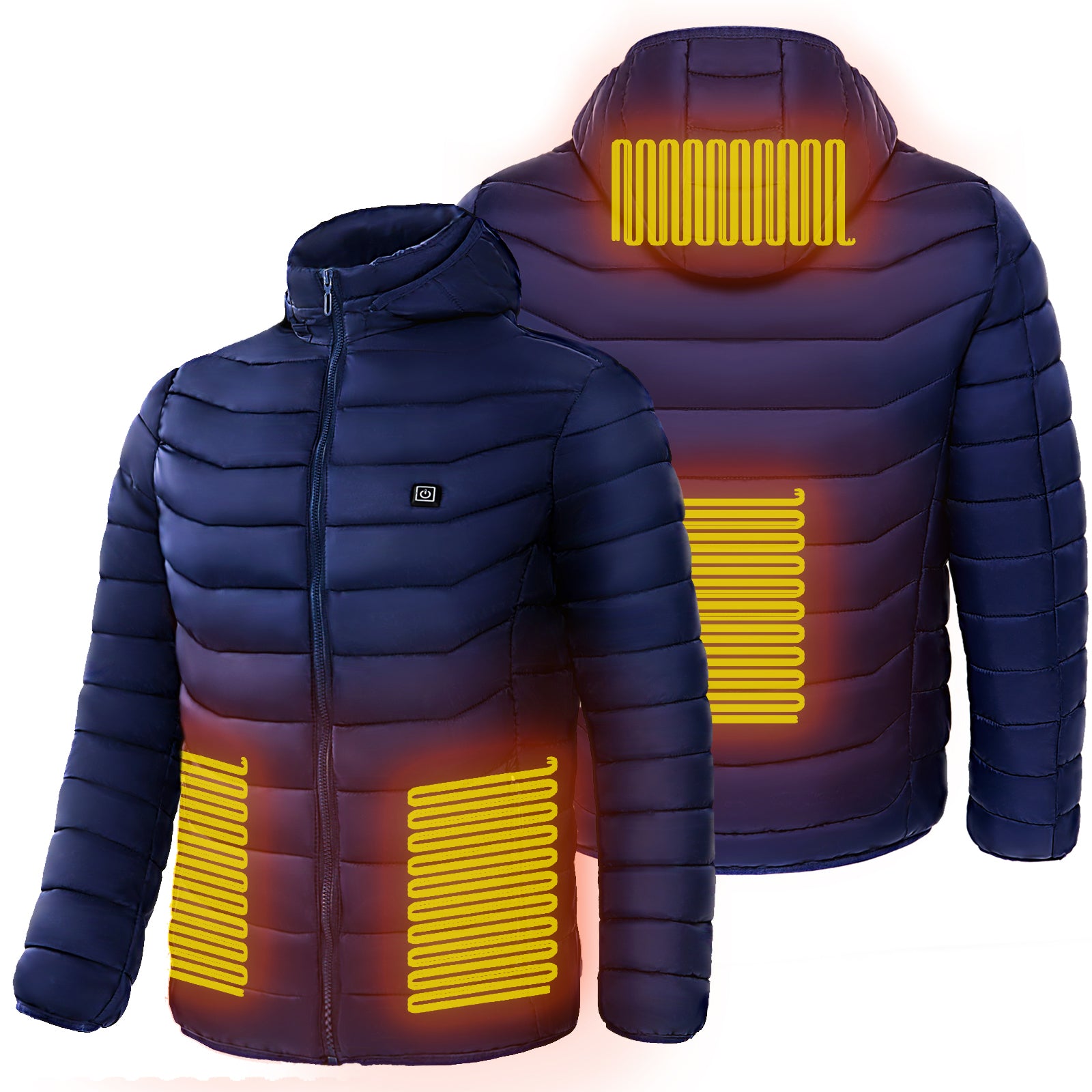 Insulated Hood Windbreaker Jacket For Men's