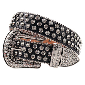 Rivet Rhinestone Belt