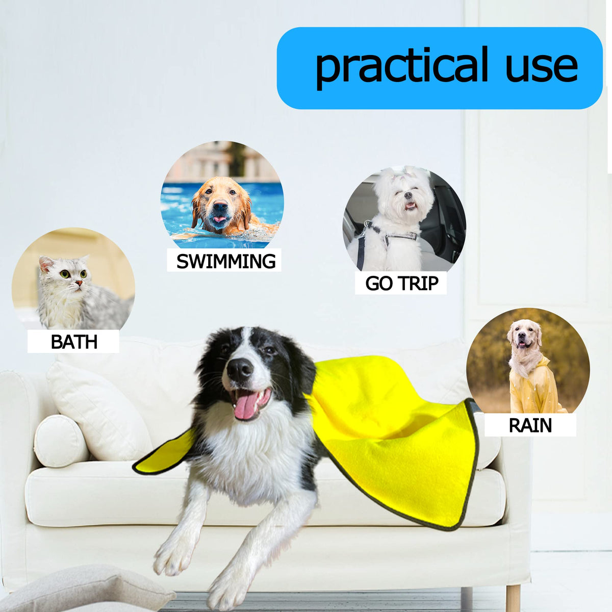 Durable Towels for Drying Dogs