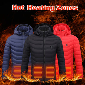 Insulated Hood Windbreaker Jacket For Men's