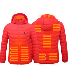 Insulated Hood Windbreaker Jacket For Men's