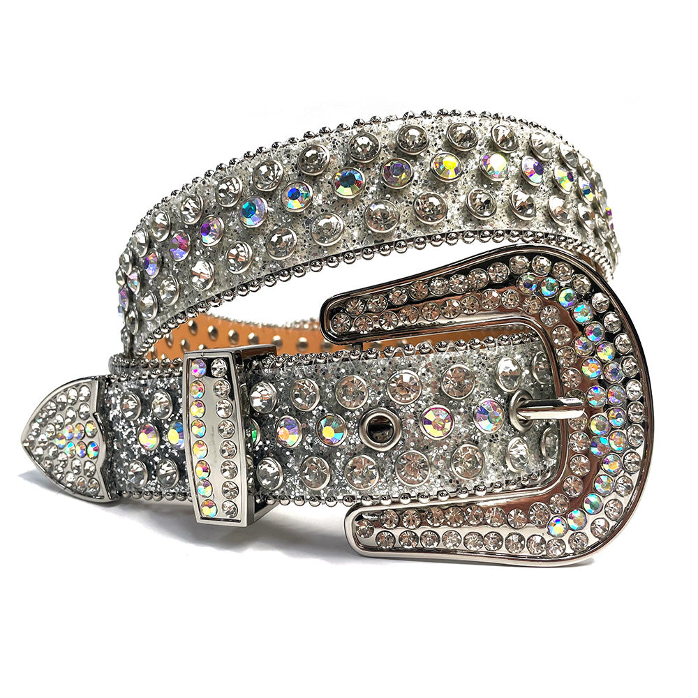 Rivet Rhinestone Belt