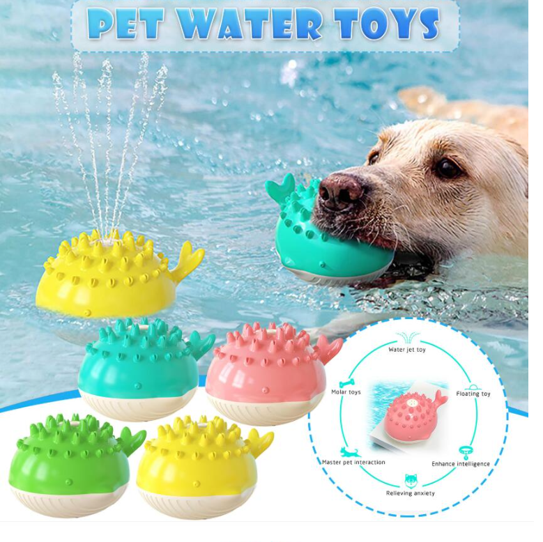 Outdoor Dog Toy with Water Spray