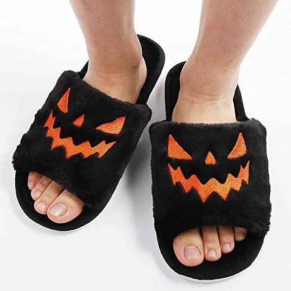 Halloween Themed Winter Slippers