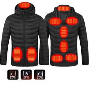 Insulated Hood Windbreaker Jacket For Men's