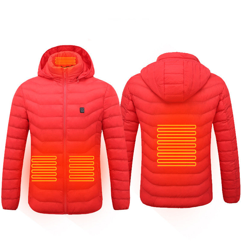 Insulated Hood Windbreaker Jacket For Men's