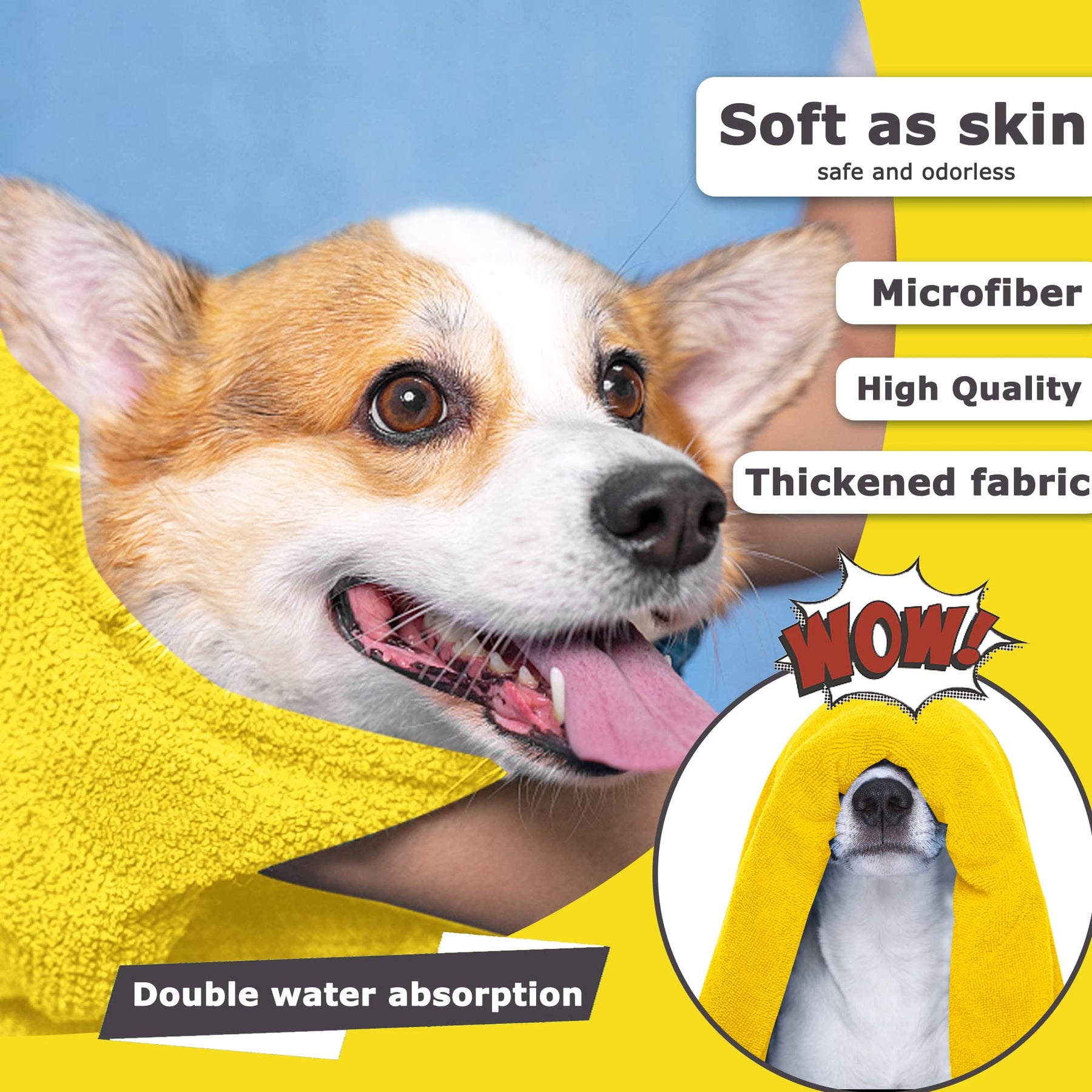 Durable Towels for Drying Dogs