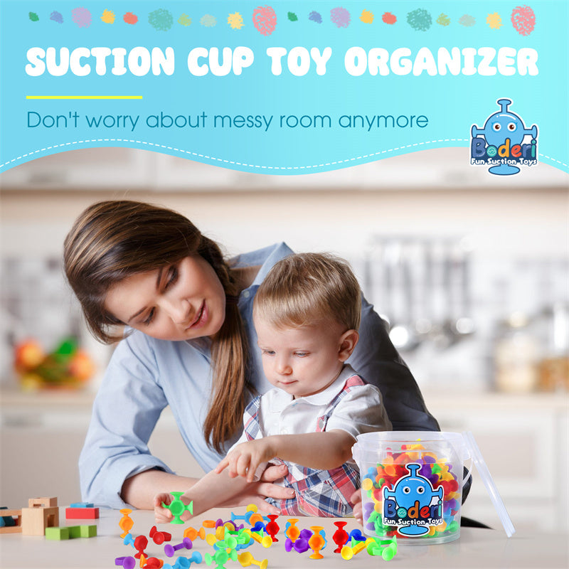 114 PCS Suction Toys for Kids